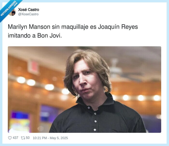maquillaje,joaquín reyes,imitar,marilyn manson