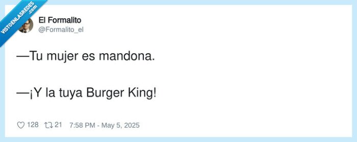 mandona,mujer,burger king