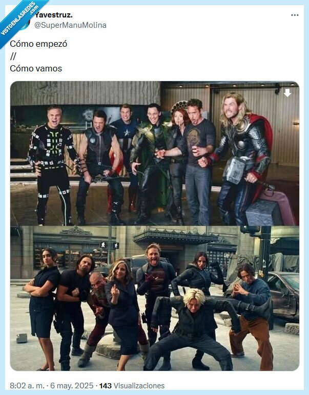 vengadores,thunderbolts,hacer el tonto,foto