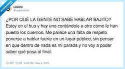 Enlace a ¿POR QUÉ LA GENTE NO SABE HABLAR BAJITO?