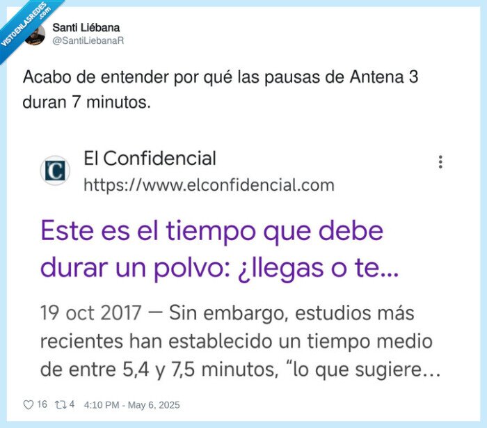 entender,minutos,pausas,antena3,durar