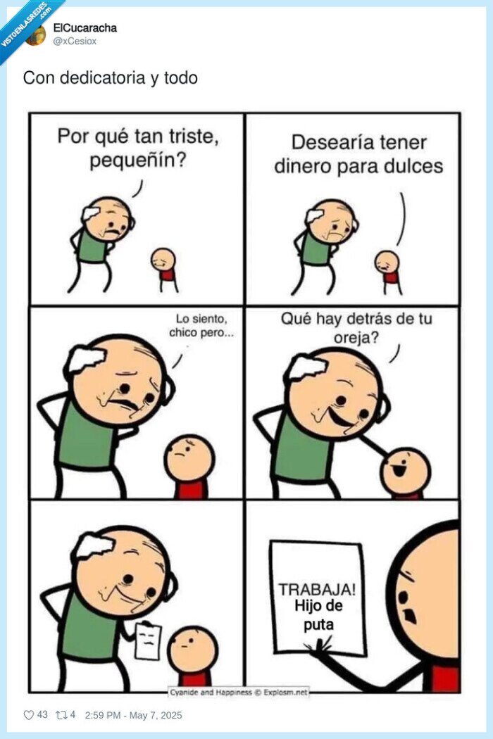 trabaja,niño,abuelo