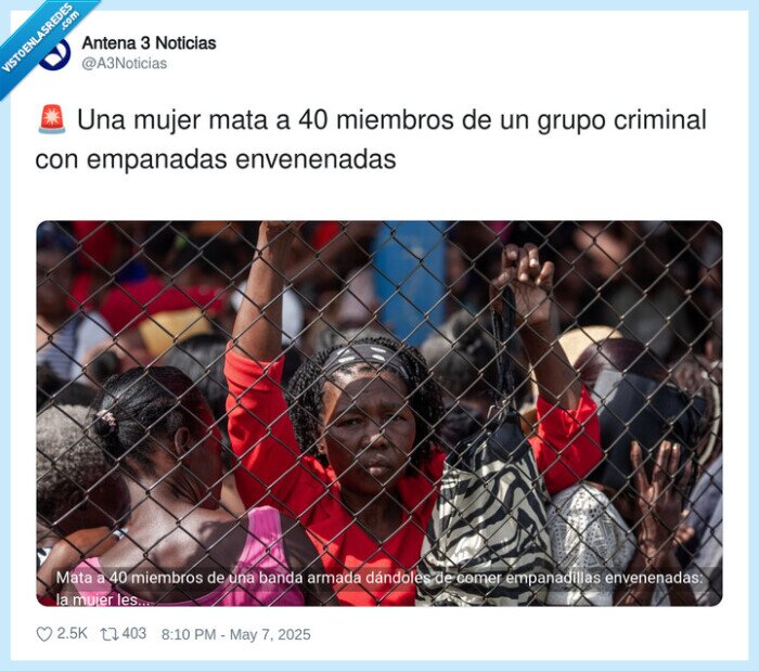 envenenadas,empanadas,criminal,mujer