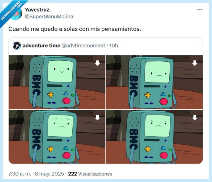 pensamientos,solas,hora de aventuras