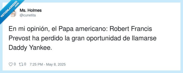 habemus papam,papa,americano,leon XIV,robert prevost,chiste,humor,españa