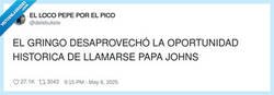 Enlace a Otro nombre de Papa que hubiera molado, por @delebukele