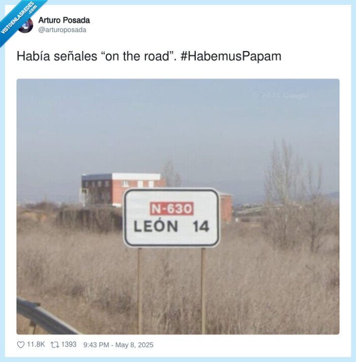 habemuspapam,papa leon xiv,señal,cartel,leon 14