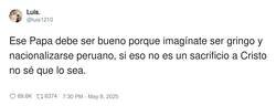 Enlace a Es un Santo, está claro, por @luis1210
