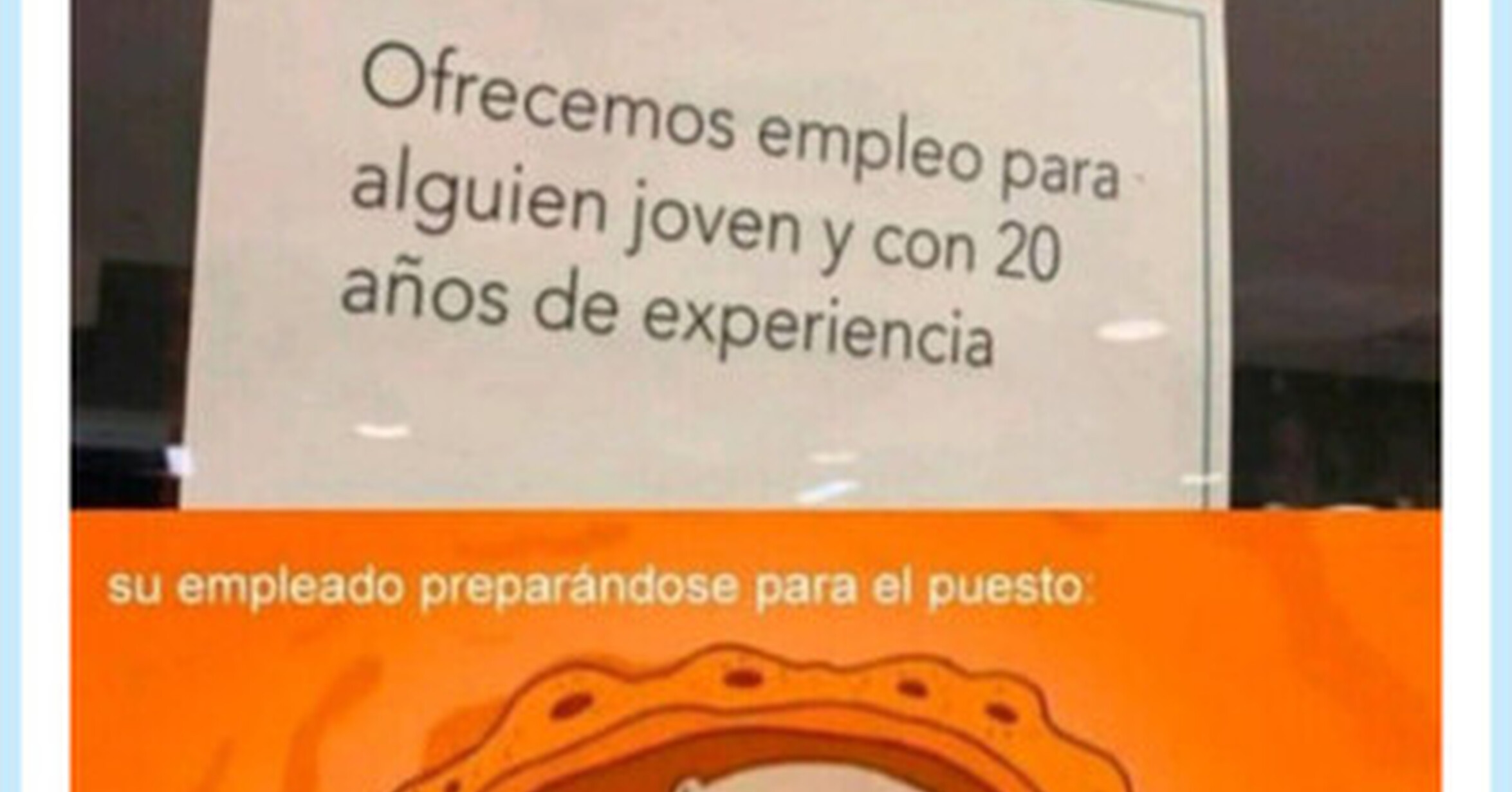 Joven y 20 años de experiencia no tiene ningún sentido, por @ardillakoalaoki