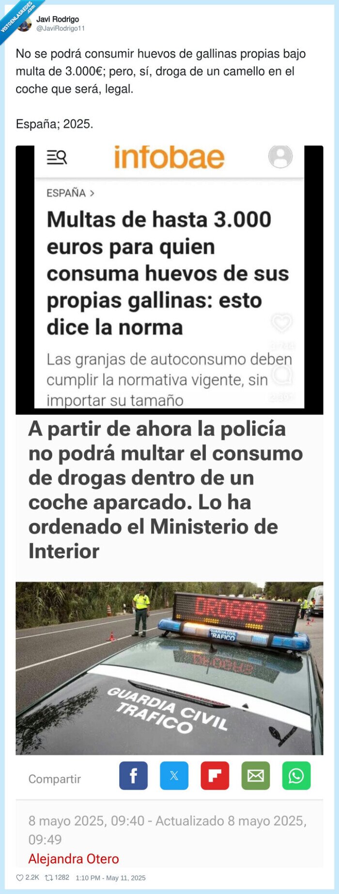 gallinas,consumir,españa,drogas,vechiculo