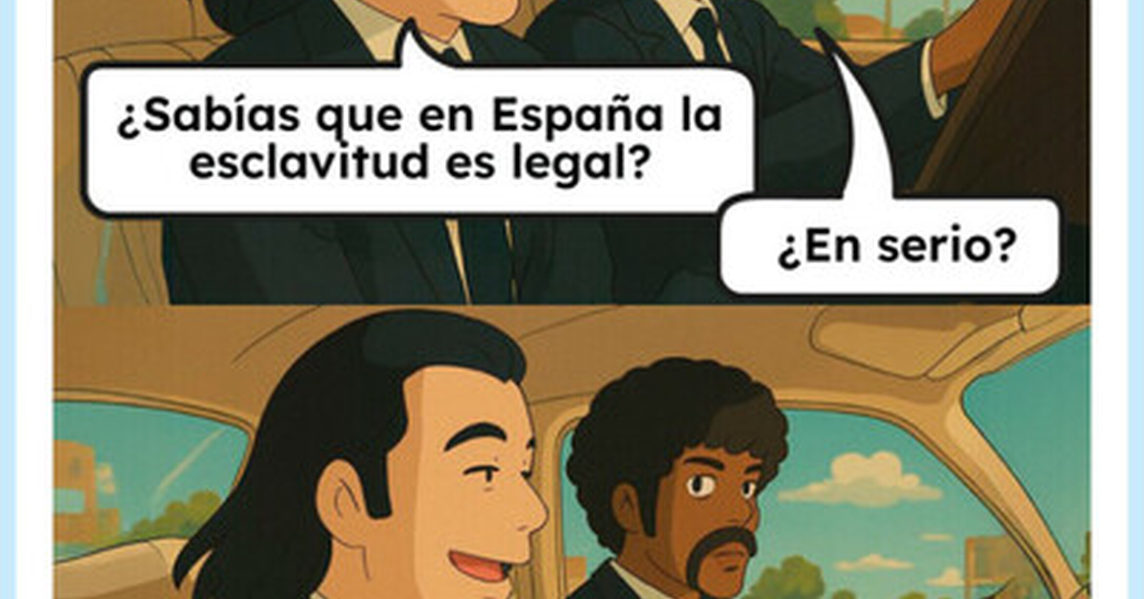 Esclavitud en España, por @partitocrazy