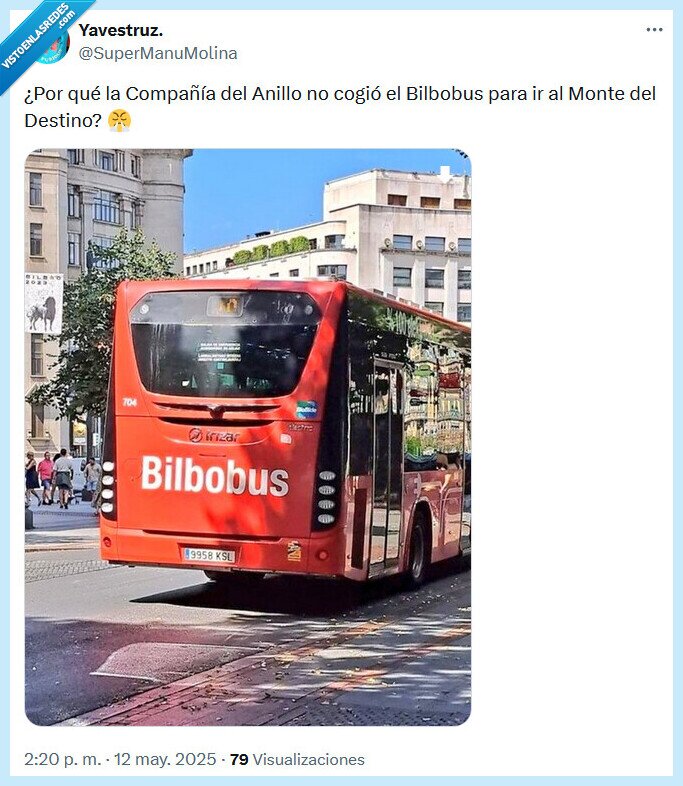 bilbao,bus,el señor de los anillos