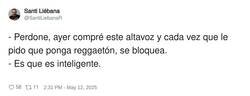 Enlace a Qué más quiere, por @SantiLiebanaR