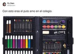 Enlace a El que mandaba en la clase, por @Elpoclaro