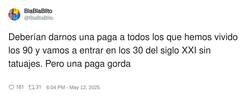 Enlace a Que levanten la mano los que no estén tatuados, por @BlaBlaBlito