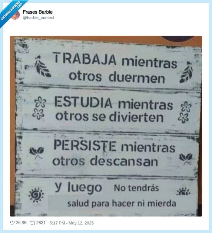 trabajar,estudiar,persistir,salud