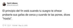 Enlace a Vete pidiendo hora en la óptica, por @SantiLiebanaR