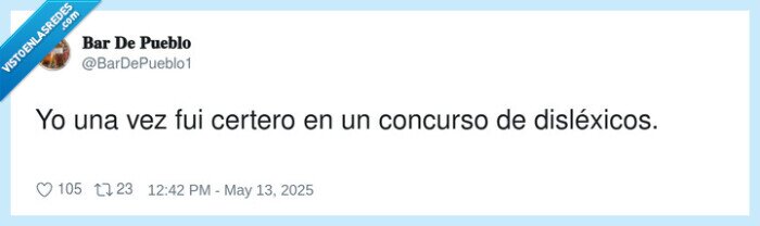 disléxicos,concurso,certero,tercero