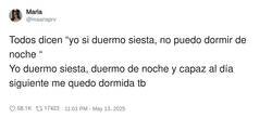 Enlace a La siesta es mi estado natural, por @maariaprv