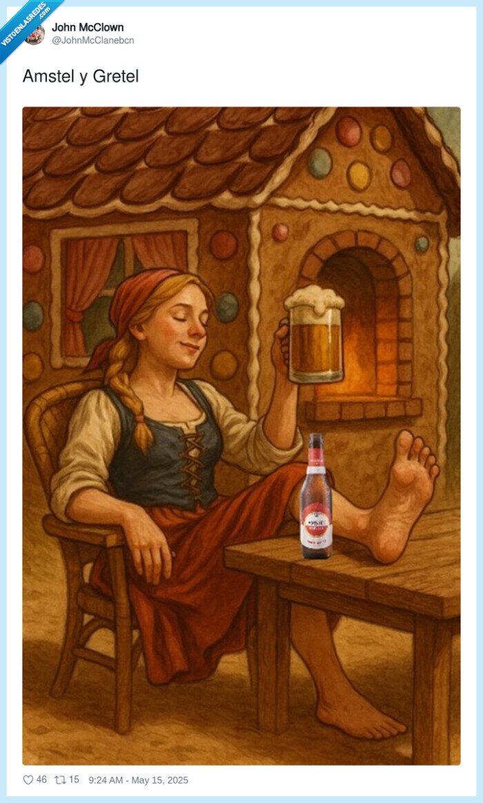 amstel,gretel,cerveza,ia,hansel y gretel
