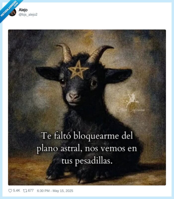 bloquear,plano astral,pesadillas,cabra