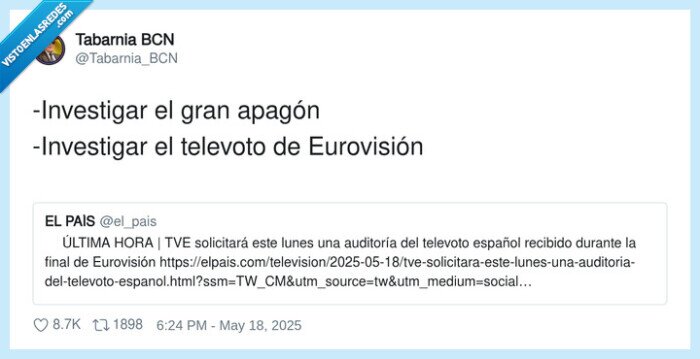 eurovisión,investigar,televoto,apagón
