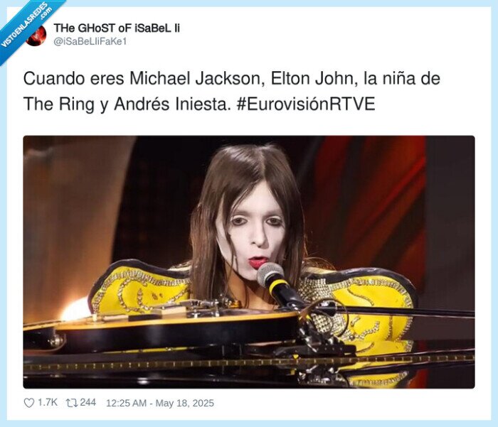 eurovisión,michael jackson,andrés iniesta,blanco,piano,italia