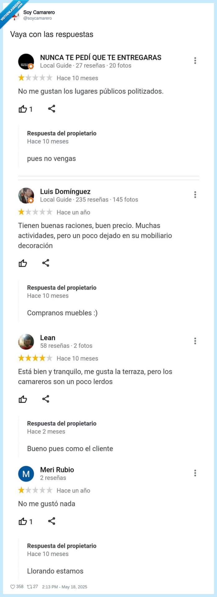 respuestas,reseñas,reviews,google