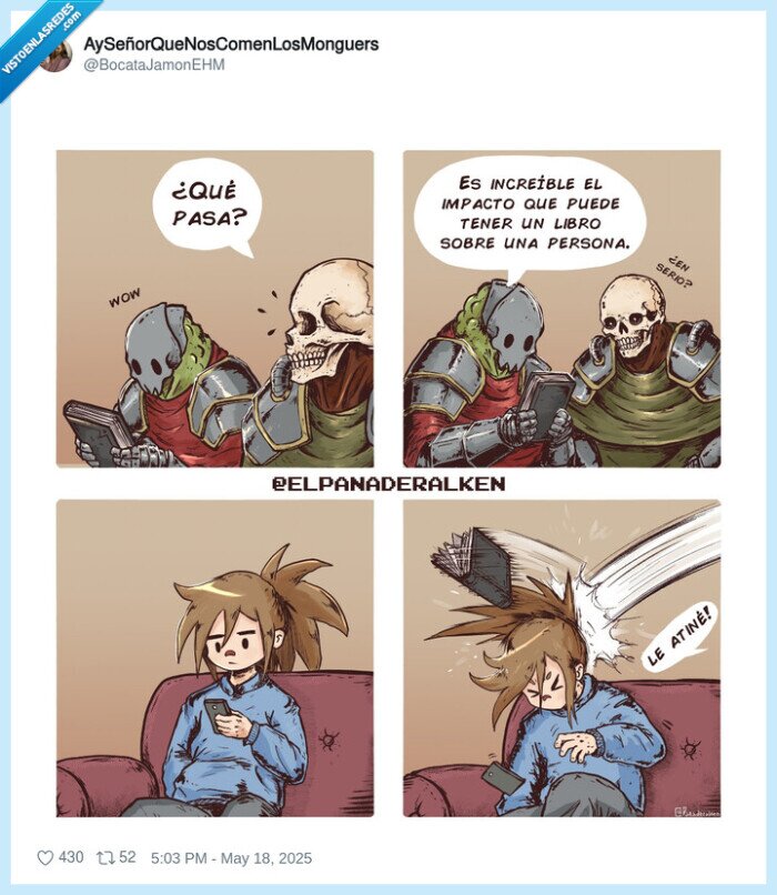 impacto,libro,cabeza