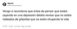 Enlace a El mejor consejo que te darán esta semana, por @Absurdecesasaco