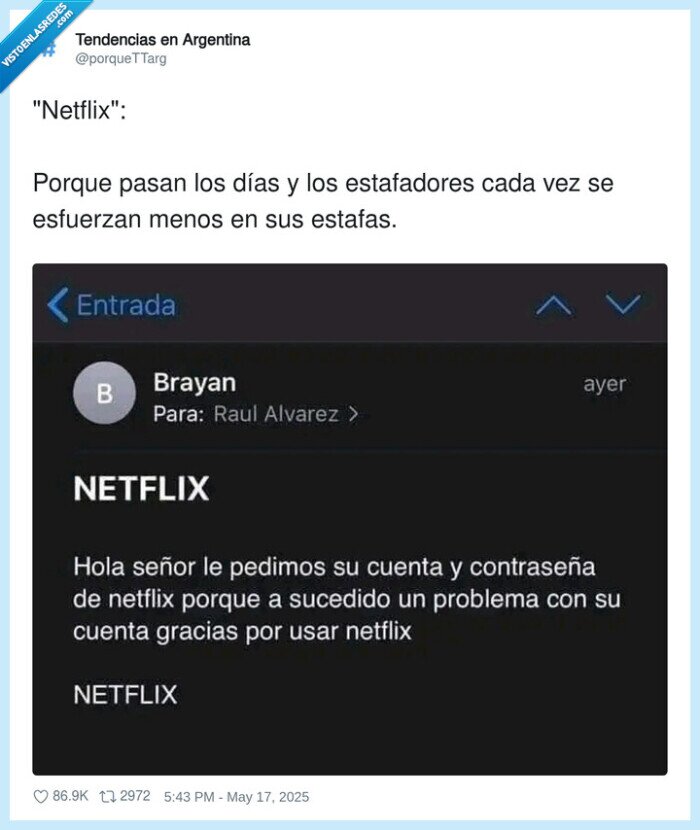 estafadores,esfuerzo,netflix,estafas