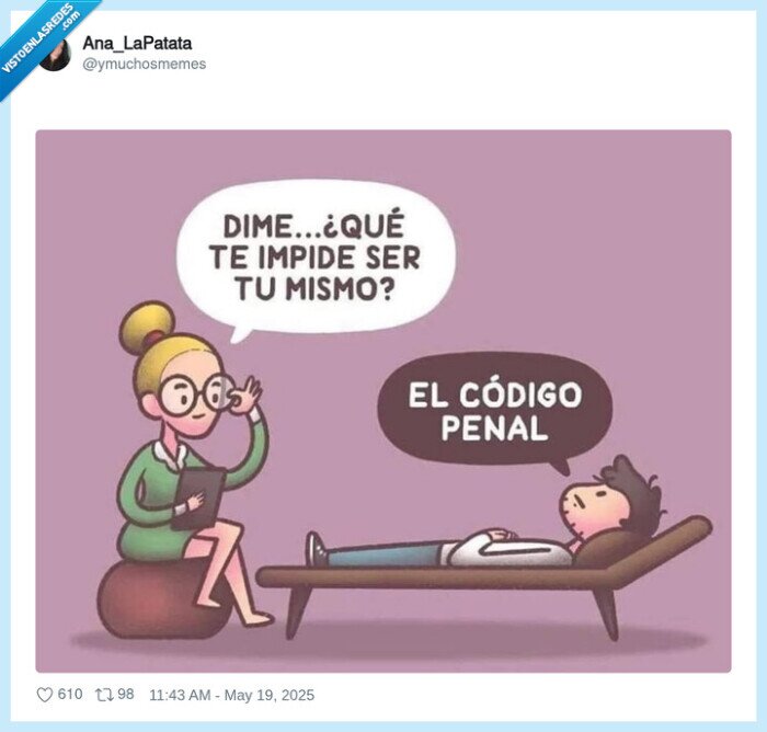 código penal,ser uno mismo,impedir