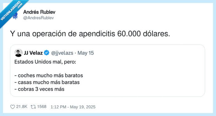 apendicitis,operación,dólares,60000,estados unidos,coches,baratos,casas