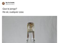 Enlace a Que sean dos, por @BarDePueblo1