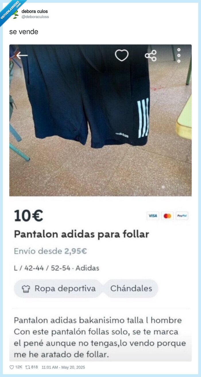 wallapop,venta,pantalon,foIIar