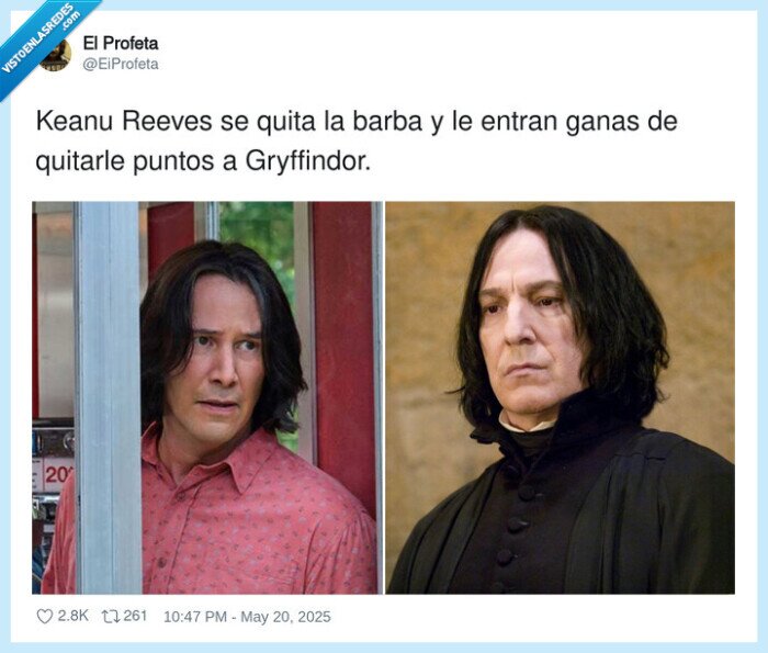 gryffindor,severus snape,puntos,keanu reeves