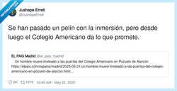 Enlace a Si quieres tiros, apunta a tus hijos al colegio americano, por @JushepeErreti