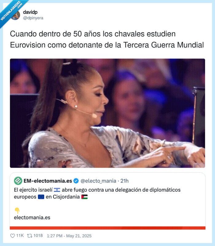 eurovision,detonante,estudiar,tercera guerra mundial