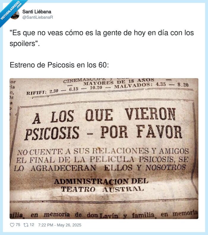 psicosis,spoilers,estreno