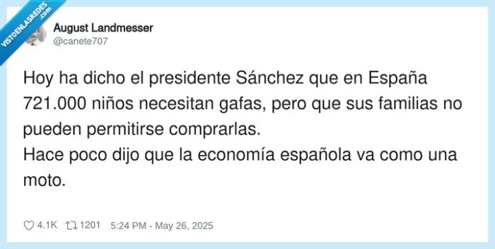 ayuda,perro sanxe,presidente,permitirse,economía española,gafas