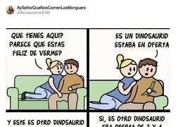 Enlace a El dinosaurio está contento