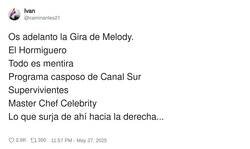 Enlace a Se va a forrar de bolo en bolo y de plató en plató, por @caminantes21