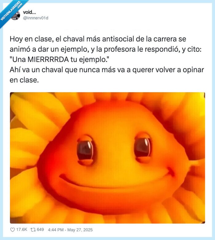 responder,antisocial,profesora,universidad