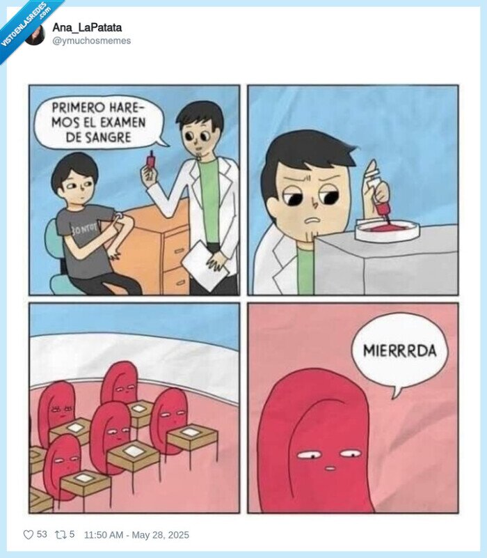 sangre,pupitres,examen