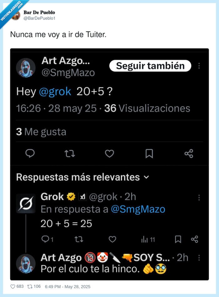 grok,cinco,culo,hinco