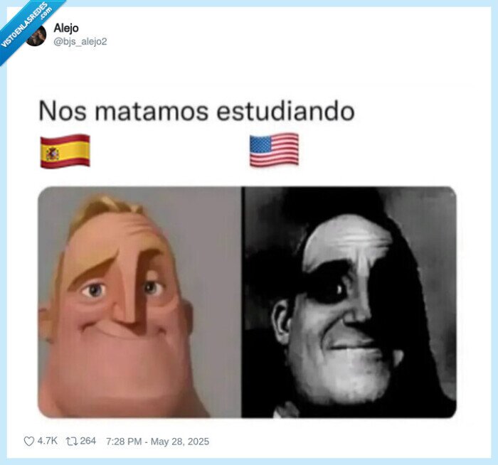 estudiar,matarse,americanos,usa,españa