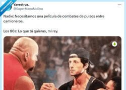 Enlace a Solo fue posible en los 80s por @supermanumolina