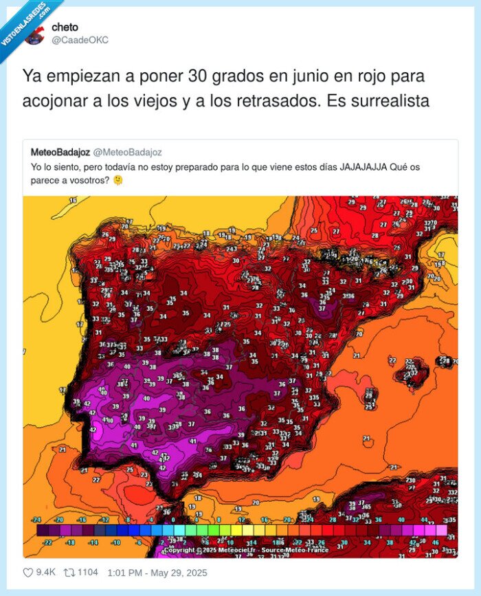 surrealista,meido,mapa,calor,españa,grados,viejos