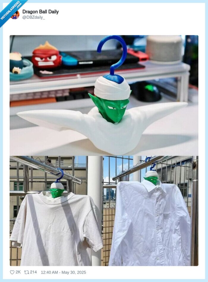 percha,piccolo,dragon ball,camiseta