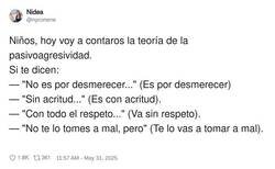 Enlace a La teoría de la pasivoagresividad